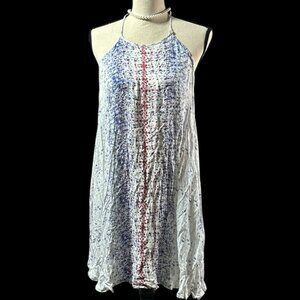 Free People Women's Large Tunic All Wrapped Up Tank Dress Summer Festival